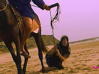 BDSM model Alex Zothberg desert slave