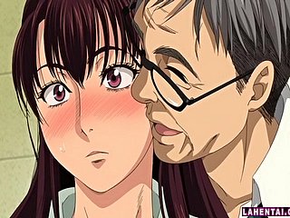 Big titted manèges brunette hentai
