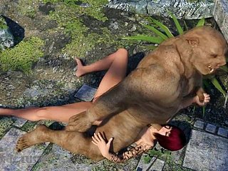 돼지 몬스터 공격 및 대략 거유 3D의 매력을 잤어요! 몬스터 3DX과 섹스