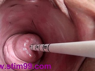 Экстремальный Real Cervix Чертовы вставки японские звуки и объекты в матке