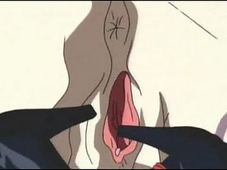 Acorrentado hentai fica chicoteado e punição