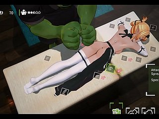 Orc Massage [Juego Hentai 3D] EP.1 Masaje engrasado en Psych jargon exceptional Elf