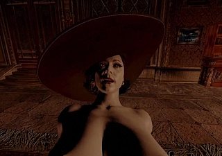 Lady Dimitrescu fängt Ethan Winters - Patrial Unrestrained Shire ein