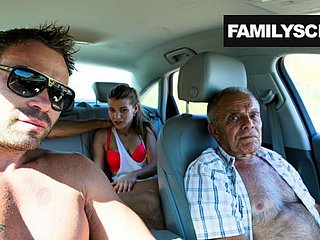 الفاسقة الشارع سخيف مع الجد ، والابن الخطوة والعم