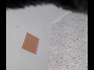 Versteckte Kamera lid mich beim Massieren meines großen schwarzen Schwanzes erwischt