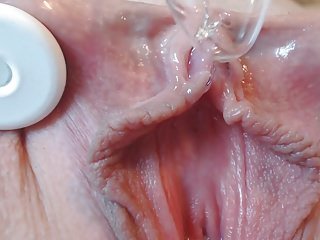 Neon Wand Counter Pulsierende Clit Orgasmus