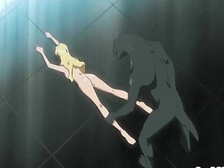 big-busted سنہرے اتارنا anime مشکل چھپکلی عفریت کی طرف سے گڑبڑ